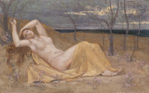 Tamarisk, c.1886-87 av Pierre Puvis de Chavannes