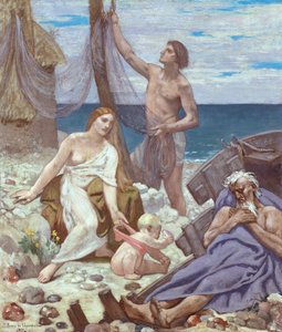 Fiskarens familj av Pierre Puvis de Chavannes