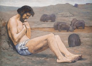 Den förlorade sonen, ca. 1879 (olja på linne) av Pierre Puvis de Chavannes
