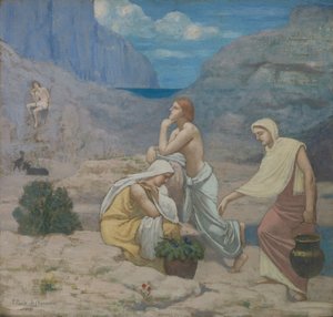 Herdarnas sång, 1891. av Pierre Puvis de Chavannes