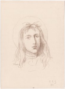 Flickhuvud av Pierre Puvis de Chavannes