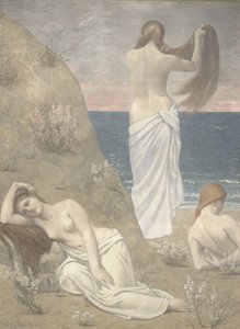 Unga flickor vid havet, 1887
