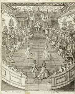 Illustration från Den dansande mästaren, 1734 av Pierre Rameau