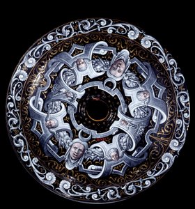 Enamaille platt baksida tillskriven Pierre Reymond (aktiv 1537-efter 1584) 1569. Paris, Louvren