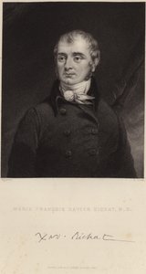 Porträtt av Marie Francois Xavier Bichat av Pierre Roch Vigneron