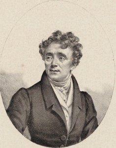 Porträtt av operasångaren Louis Antoine Eléonore Ponchard 1787-1866, ca 1835.