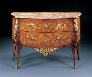Ludvig XV kommod, mitten av 1700-talet