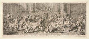 La Madeleine aux pieds de J?sus (banketten i fariséen Simons hus) av Pierre Subleyras