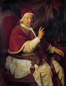 Porträtt av påven Benedetto XIV (Benedetto 14 av Pierre Subleyras