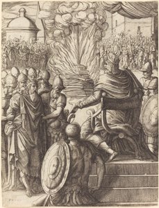 Heraclius dömer tyrann Phocas