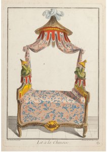Kinesisk säng, ca 1788.