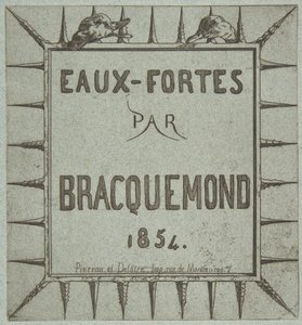Etsningar av Bracquemond, 1854. av Pierron et Delâtre