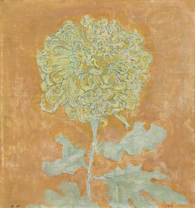 Krysantemum av Piet Mondrian
