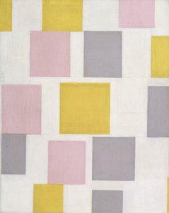 Komposition med färgplan 5 av Piet Mondrian