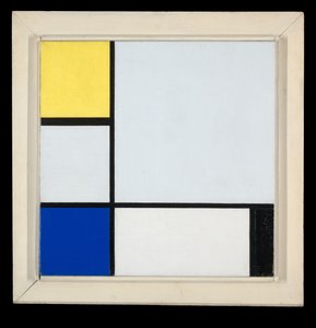 Komposition mit Gelb, Blau, Schwarz und Hellblau av Piet Mondrian