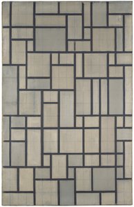 Komposition med rutnät 2 av Piet Mondrian