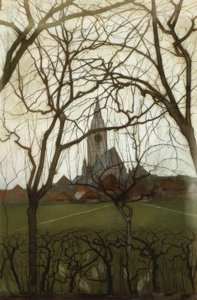 Bykyrka (Dorfkirche); Jacobs kyrka, Winterswijk av Piet Mondrian