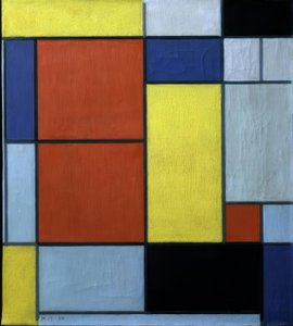 Komposition II av Piet Mondrian