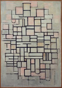 Komposition nr. IV; Komposition 6 av Piet Mondrian