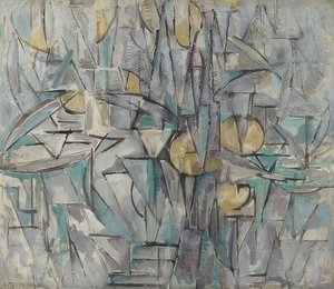 Komposition X. 1911 av Piet Mondrian