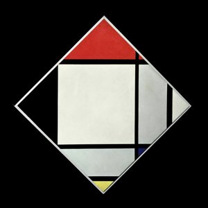Pastillmålning II av Piet Mondrian