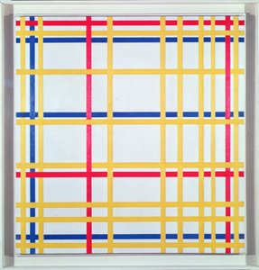 New York City I av Piet Mondrian
