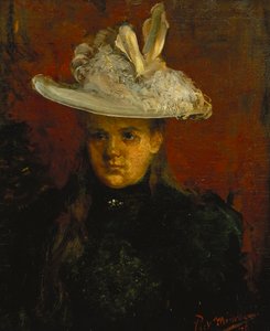 Princesje, ca 1898 (olja på duk) av Piet Mondrian