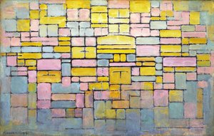 Tablå nr. 2 / Komposition nr. V av Piet Mondrian