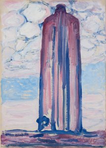Fyren i Westkapelle, 1908. av Piet Mondrian