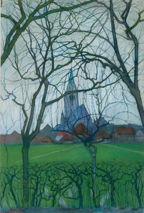 Bykyrkan av Piet Mondrian