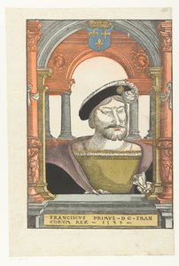 Porträtt av Frans I, kung av Frankrike (1494-1547), hertig av Bretagne och greve av Provence