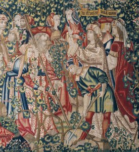 Liknelsen om arbetarna i vingården, ca 1500 (gobeläng)