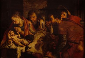 Herdarnas tillbedjan av Pieter Aertsen