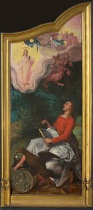Jan van der Biest Triptyk höger panel. av Pieter Aertsen