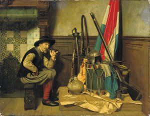 Den rökande soldaten av Pieter Alardus Haaxman