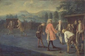 Figurer på en Bowling Green (panel)