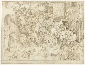 Magikerns fall Hermogenes av Pieter Bruegel (I)