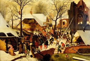 Tillbedjan av de tre vise männen av Pieter Brueghel the Younger