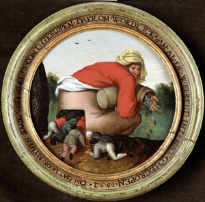 Smickrarna av Pieter Brueghel the Younger