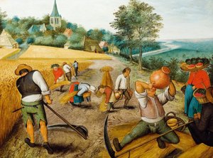 De fyra årstiderna: Sommar, andra hälften av 1500-talet.. av Pieter Brueghel the Younger