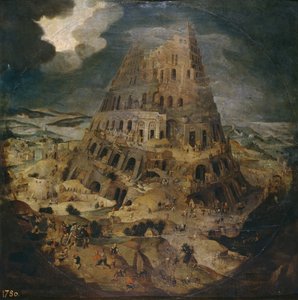 Babels torn, ca 1595 av Pieter Brueghel the Younger