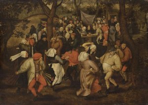 Bröllopsdansen av Pieter Brueghel the Younger