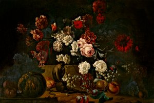 Stilleben (olja på duk) av Pieter Casteels