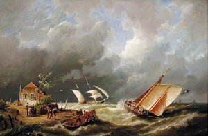 Stuga på ön Borkum