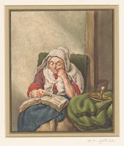 Hans mamma läser bibeln