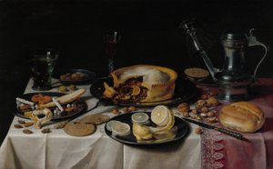 Stilleben, omkring 1625. av Pieter Claesz