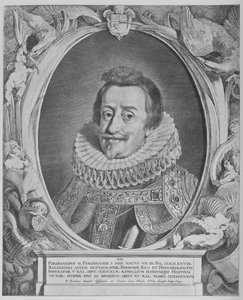 Ferdinand II, helige romerske kejsare, graverad av Pieter van Sompel, 1644