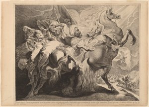 Sanheribs nederlag av Pieter Claesz Soutman after Sir Peter Paul Rubens
