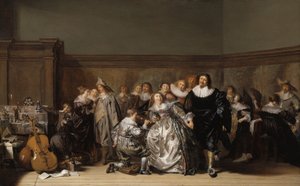 Ett elegant företag, 1632 av Pieter Codde
