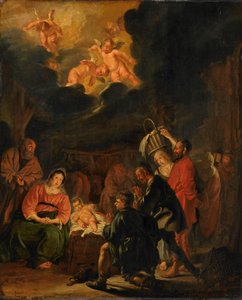 Tillbedjan av herdarna av Pieter Codde